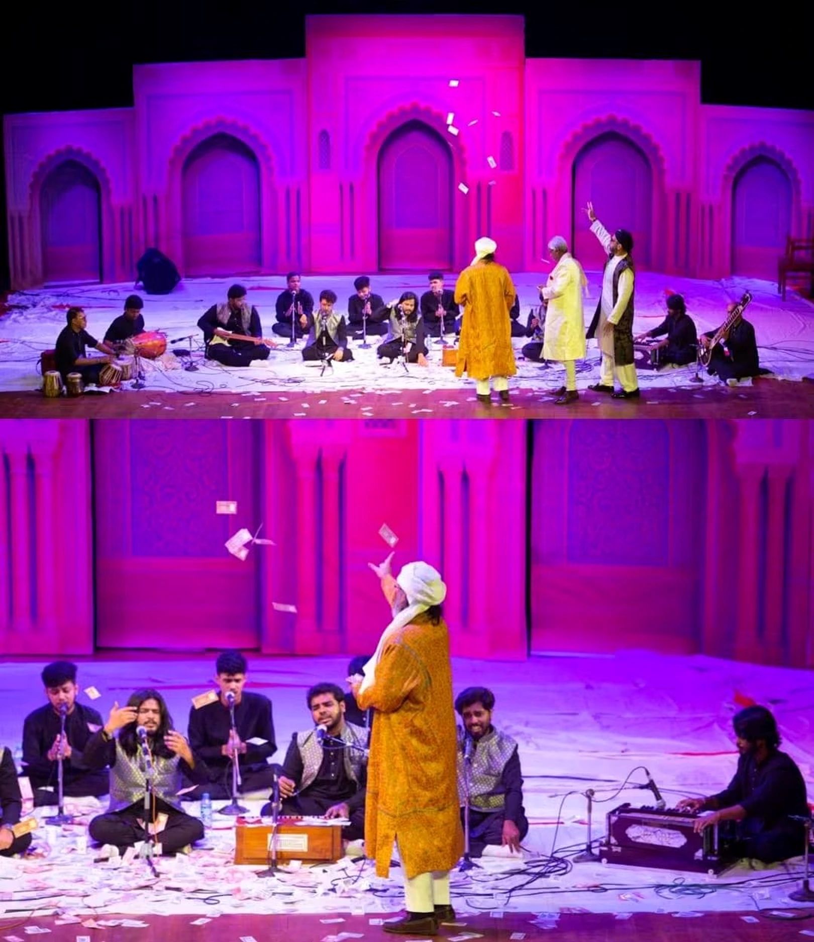 The Space stage gathering